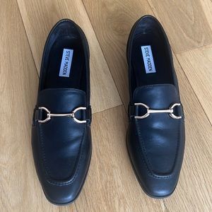 Steve Madden new CARRINE BLACK LEATHER